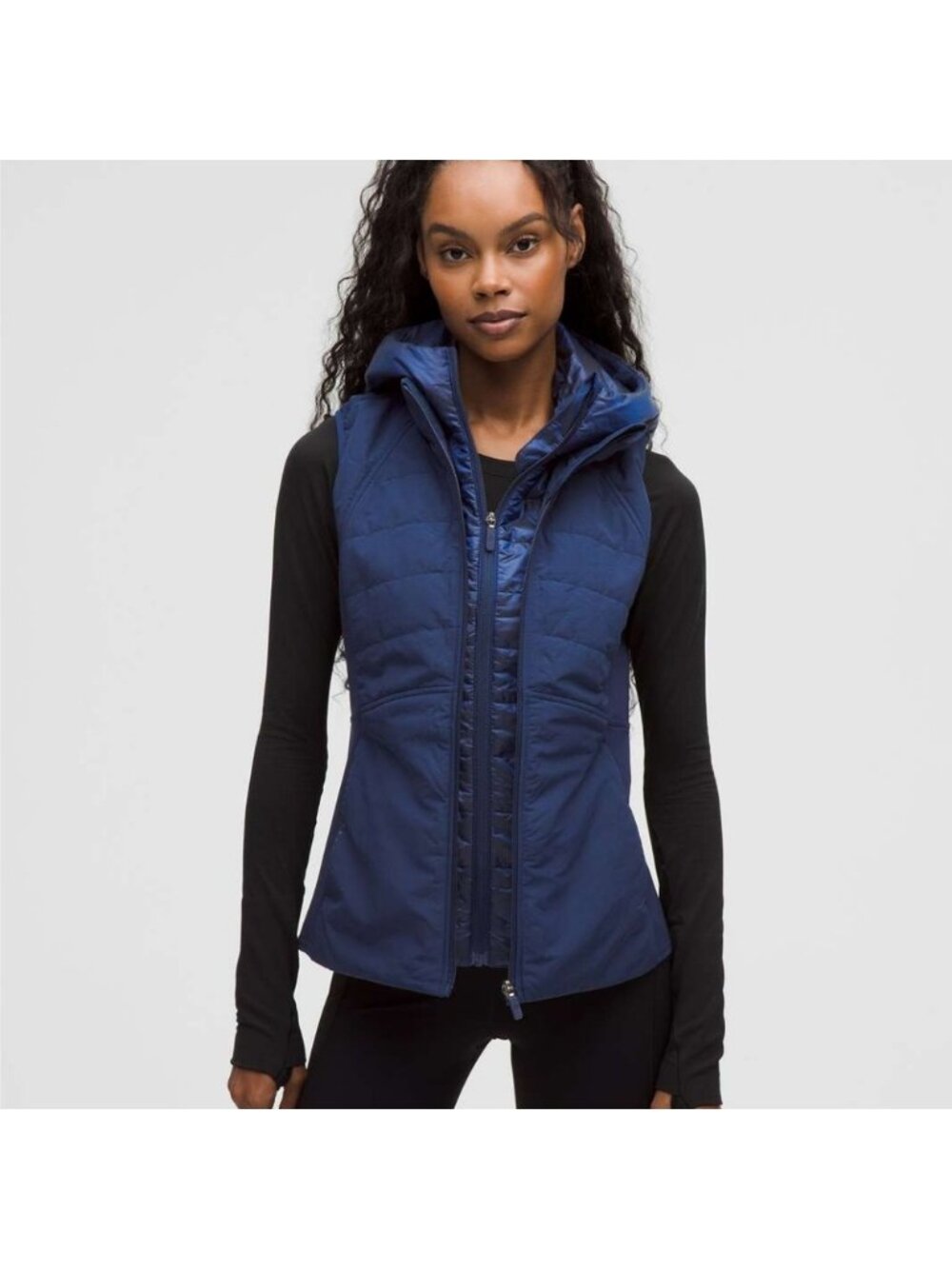 Lululemon Another Mile Vest Club Blue Like New